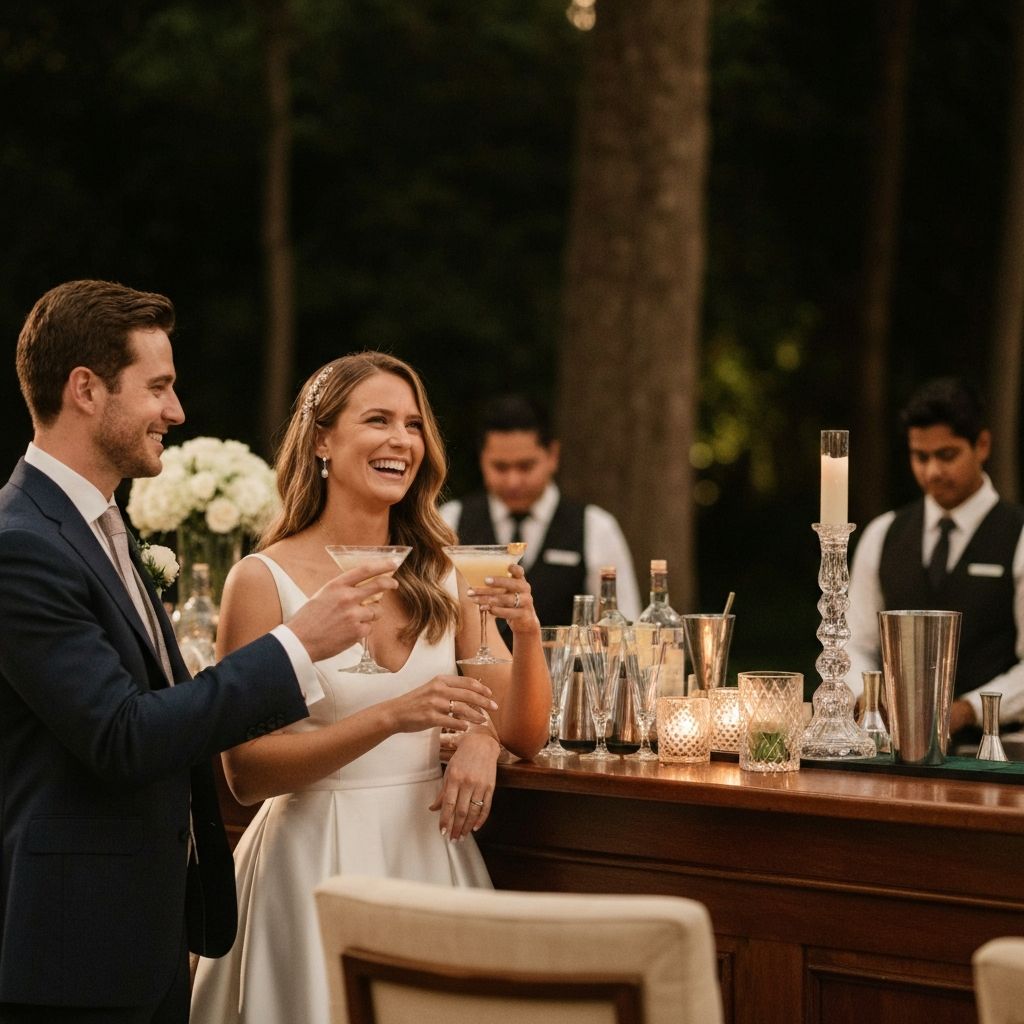 Para młoda przy barze